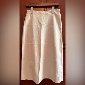 Ladies Banana Republic Stretch Vintage Khaki A-Line Skirt